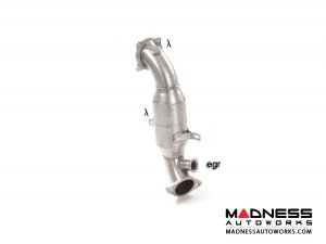 Alfa Romeo Stelvio Downpipe - 2.0L - Ragazzon - w/ High Flow Cat - 300CPSI